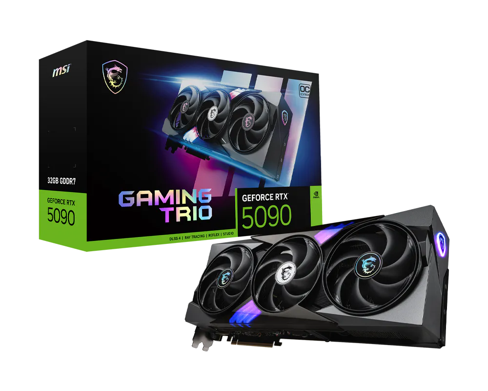 MSI GeForce RTX 5090 32G GAMING TRIO OC - Image 1